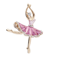 Stylish Brooch with Rhinestones - Image 2