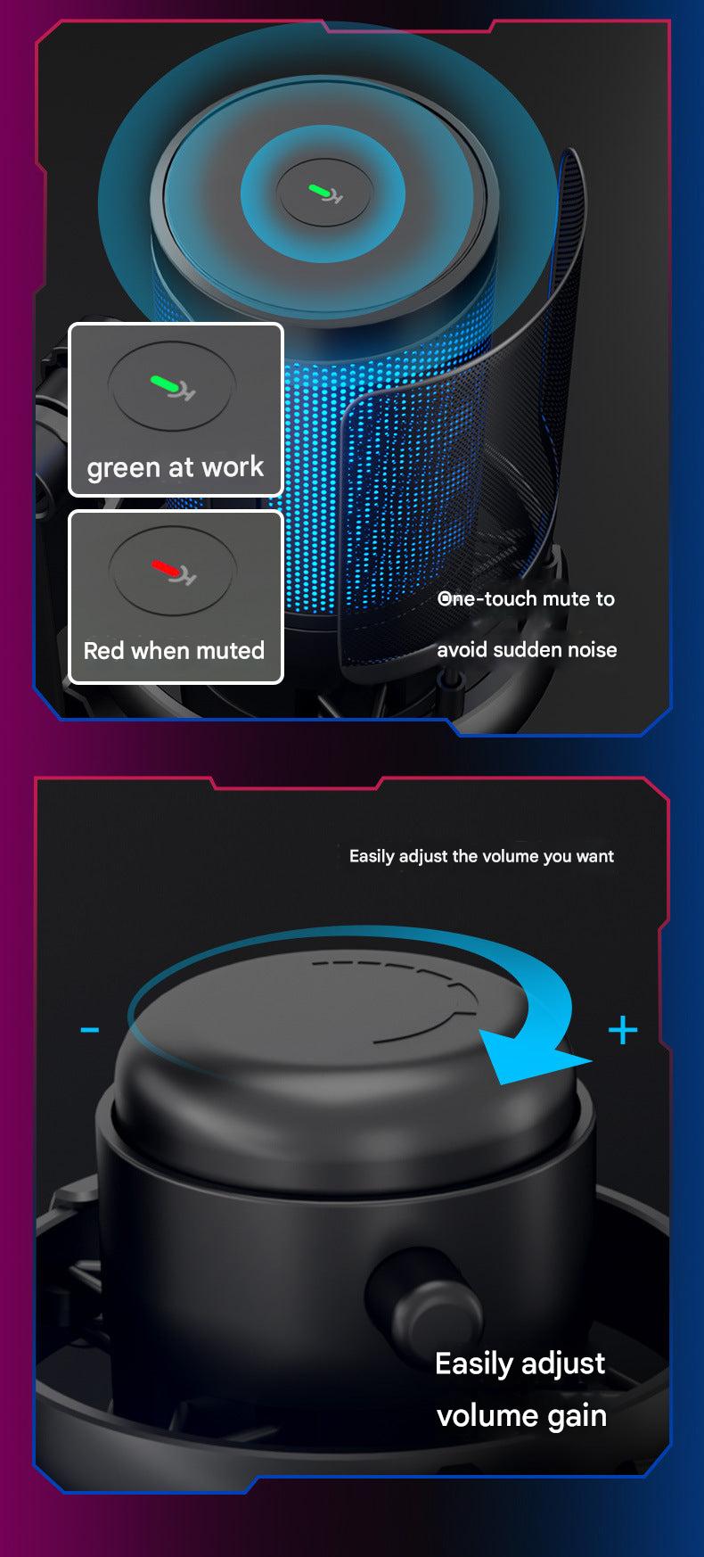 Portable USB microphone for podcasting