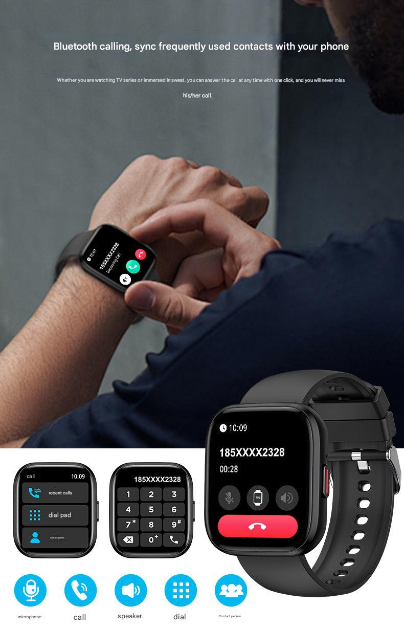 P114 Smartwatch in Lifestyle Use with Call Feature