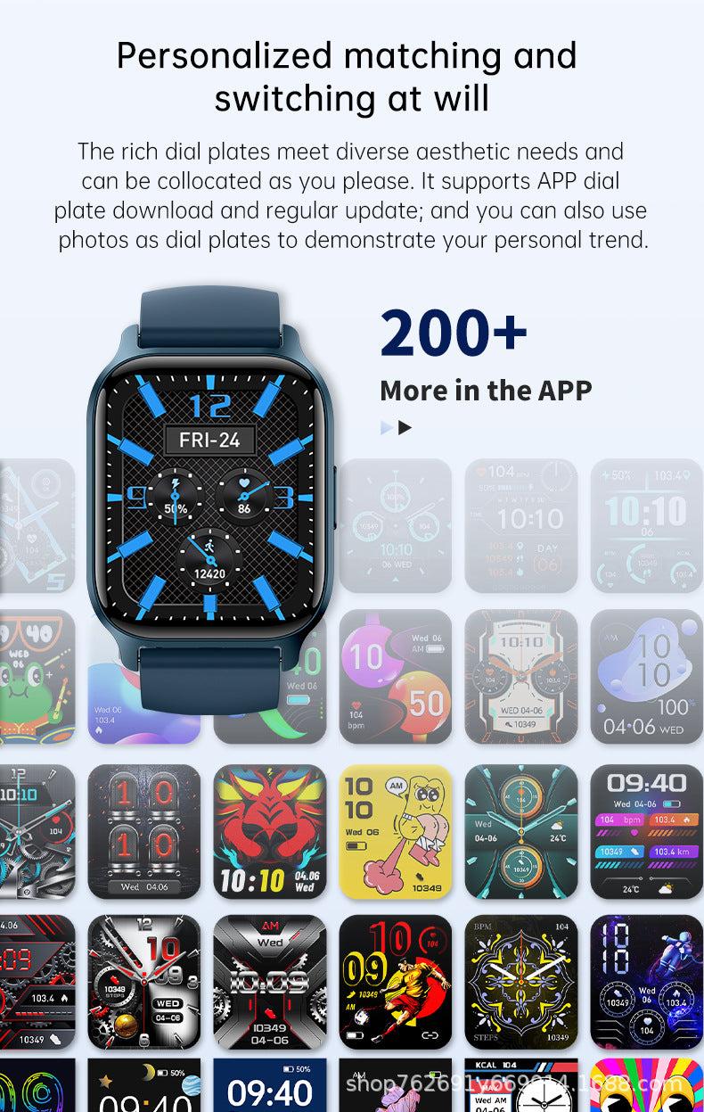 Y3 smartwatch in blue color image 7