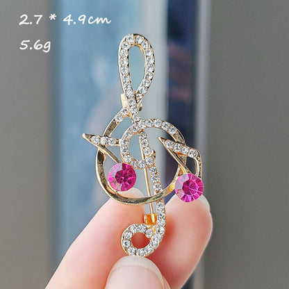 Creative Musical Note Brooch Image 10
