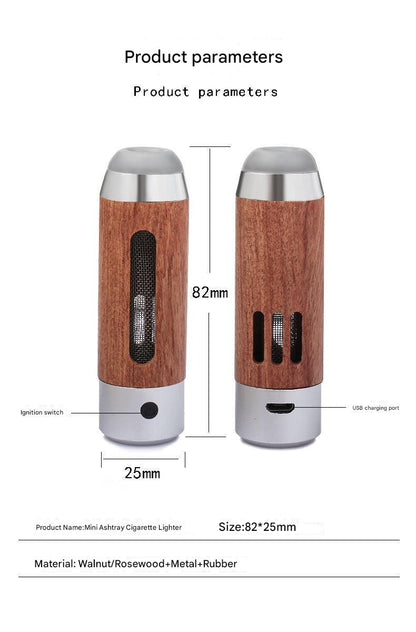 portable car ash container