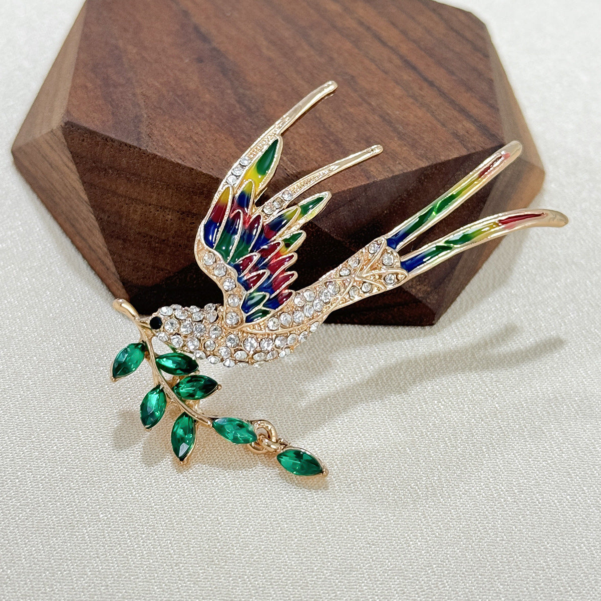 Swallow Design Brooch