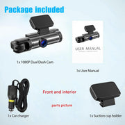 Dual Recording (Front + Interior) + WIFI