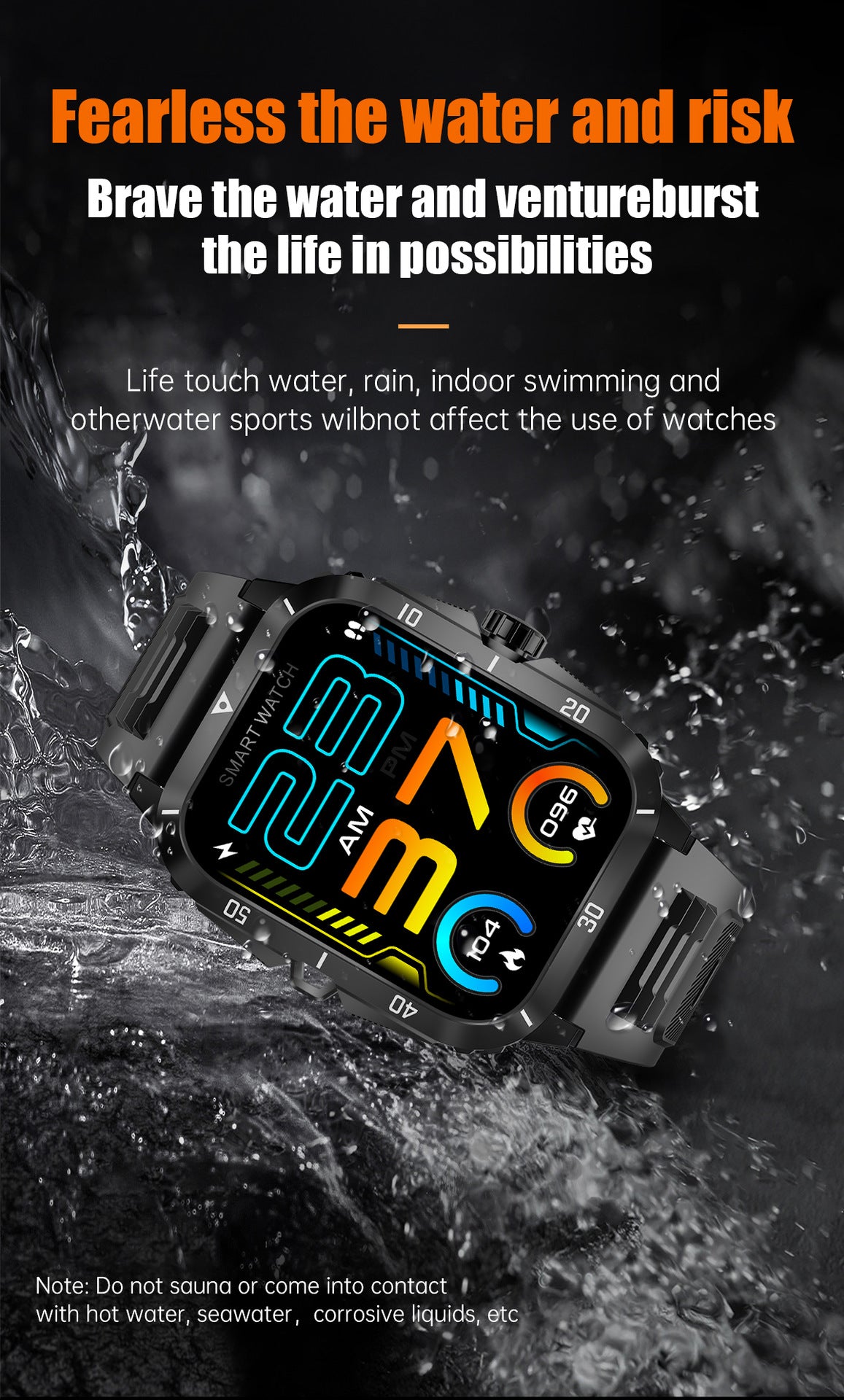 Smart sports watch Bluetooth calling feature