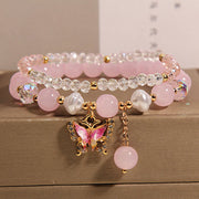 Single Butterfly Model [2 Piece Set] - Pink