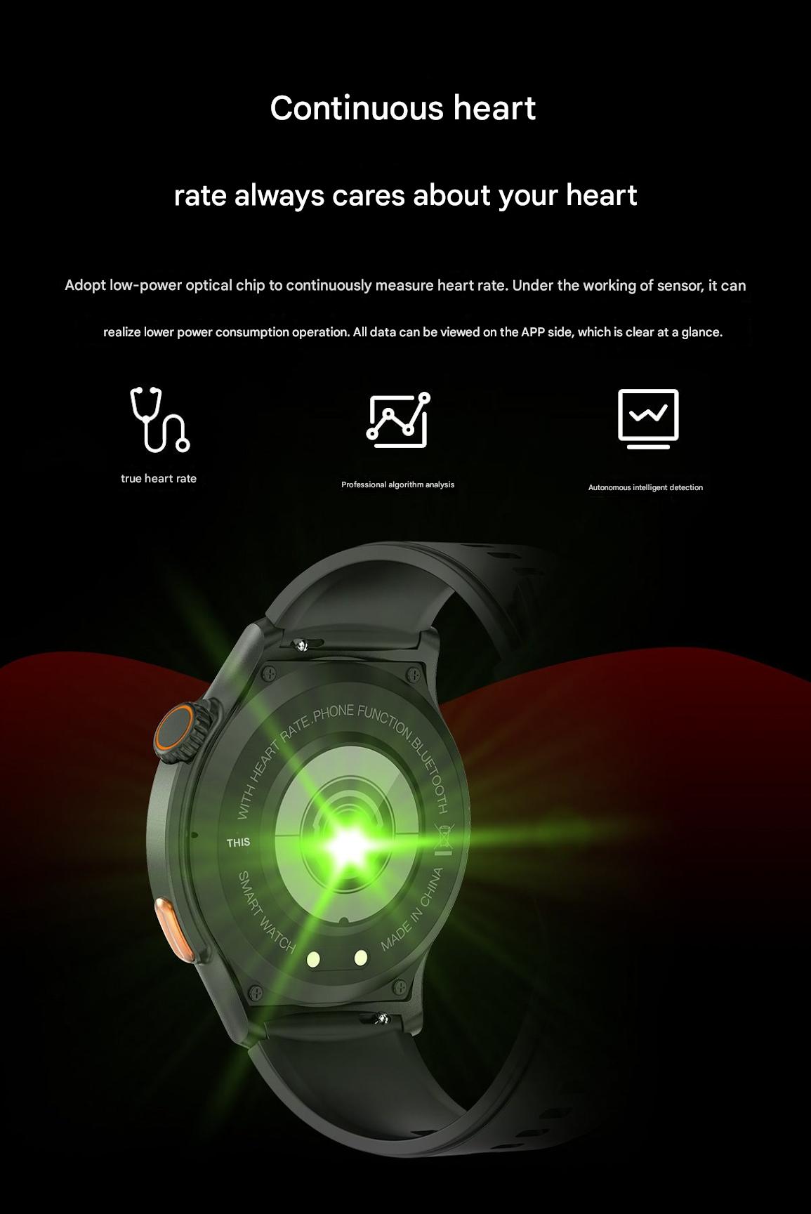 Stylish QW49 Smartwatch in Black