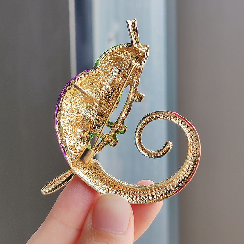 Display of Lizard Brooch