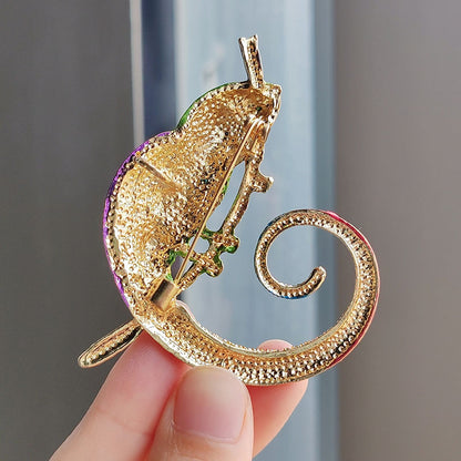 Display of Lizard Brooch