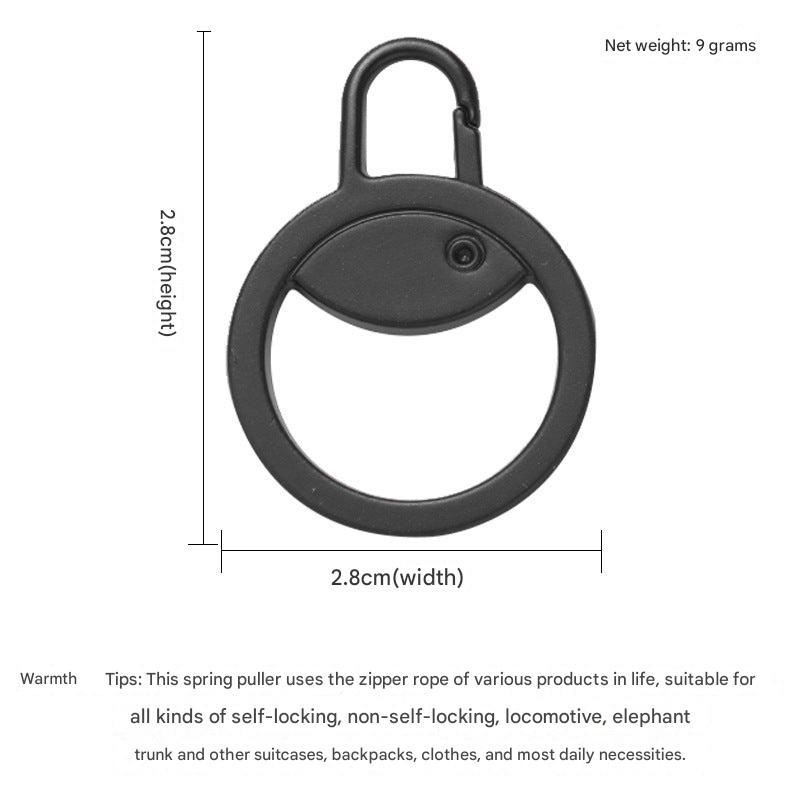 tool-free zipper pull stylish accessory image