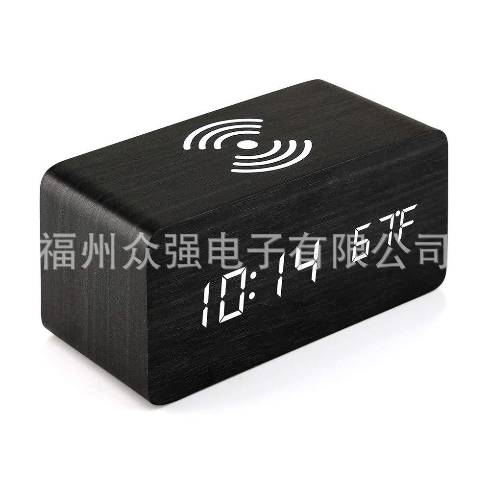 Minimalist alarm clock with external power option