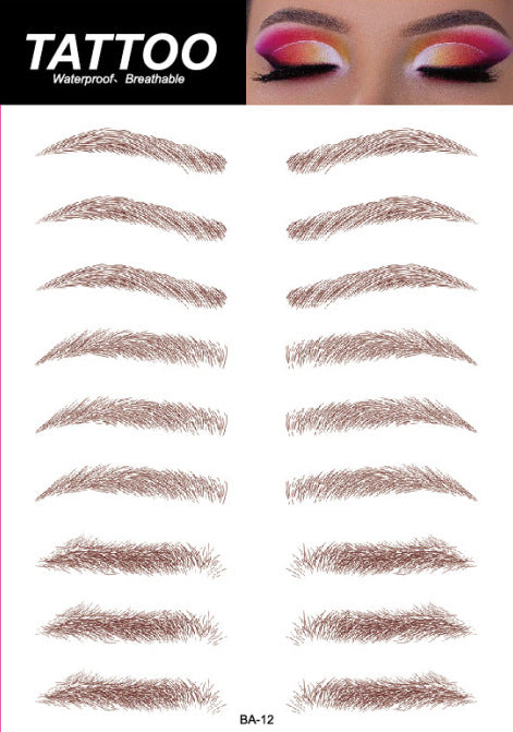 realistic eyebrow tattoos demonstration image 8