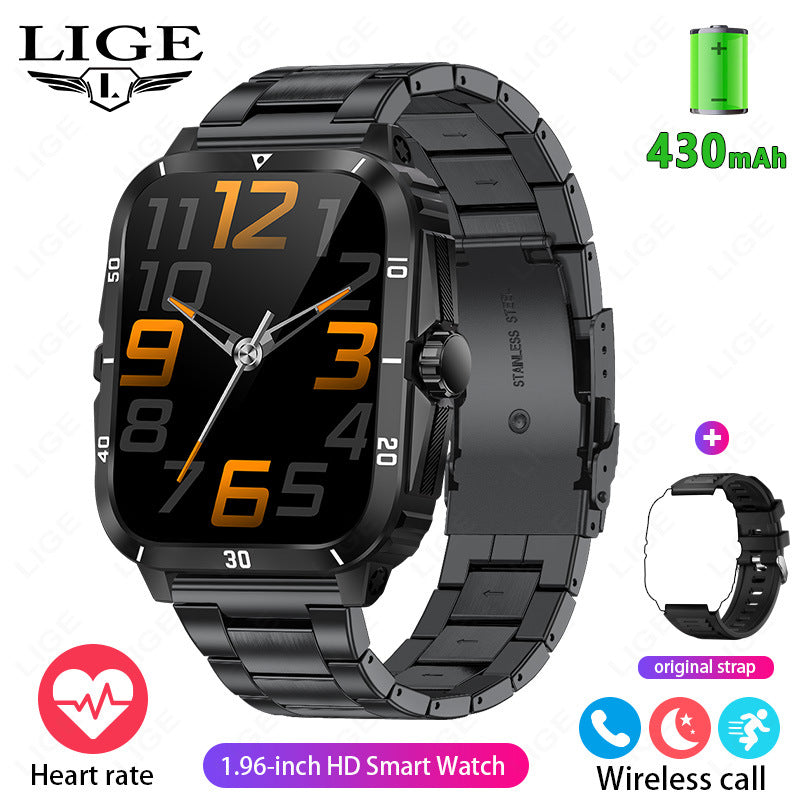 Health monitoring smartwatch step tracking