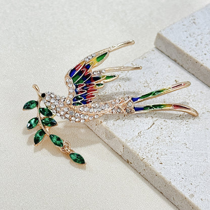 Charming Swallow Brooch Pin