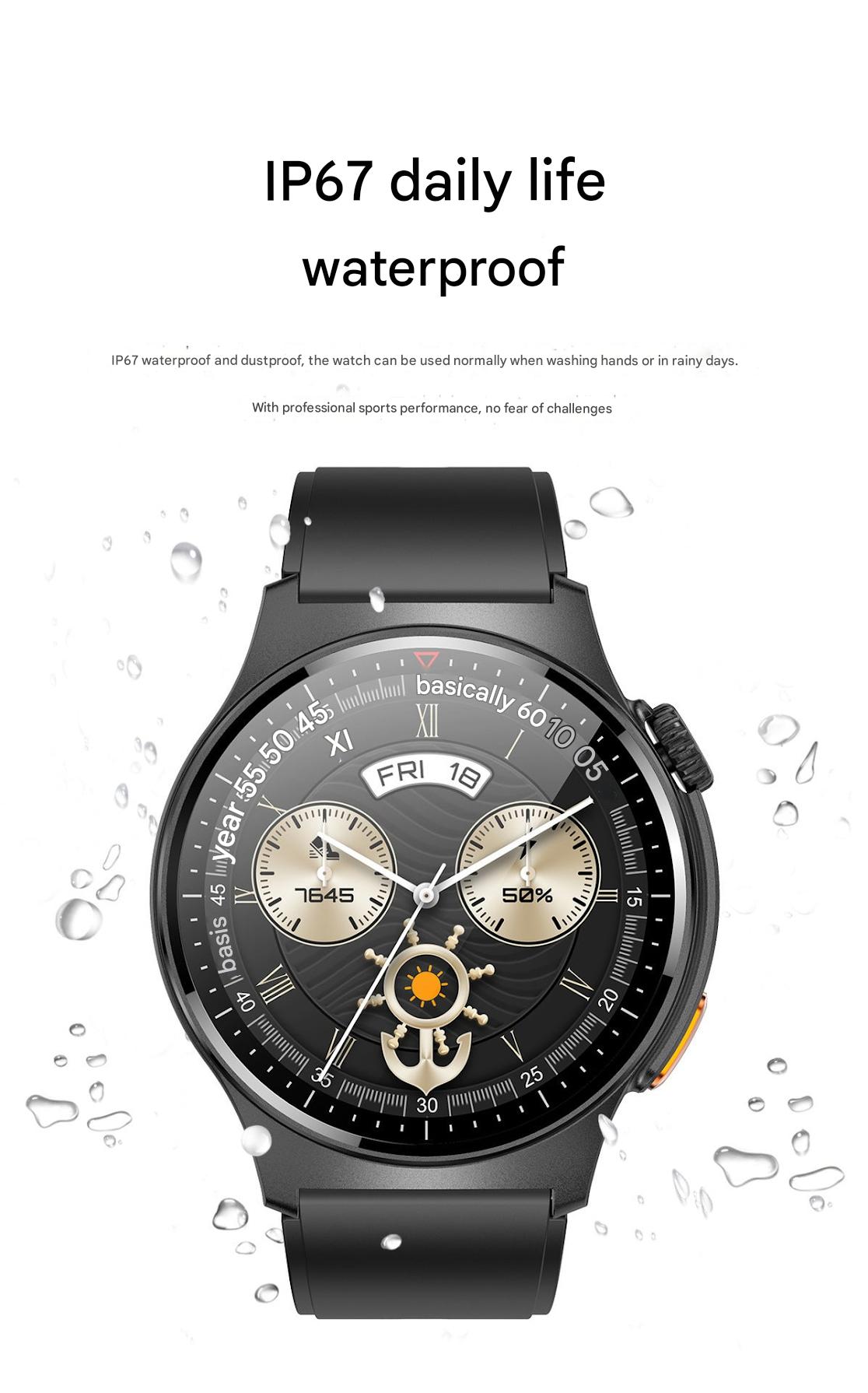 QW49 Smartwatch hands-on with user interface