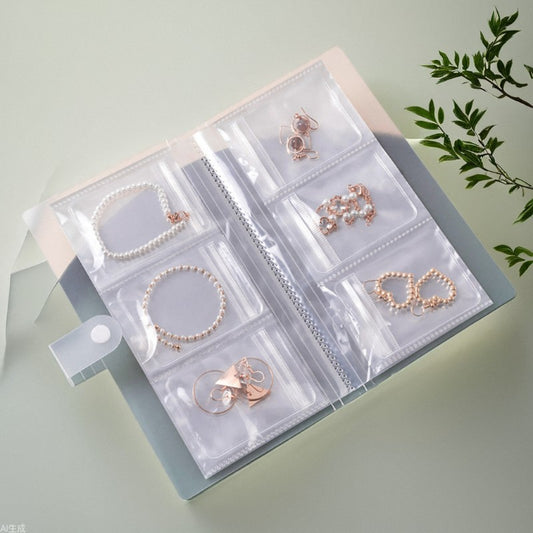 Earring holder with clear view