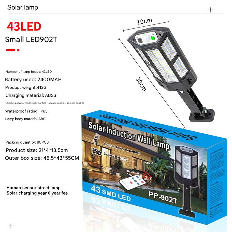 close-up of outdoor LED garden light