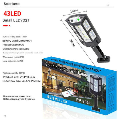 close-up of outdoor LED garden light