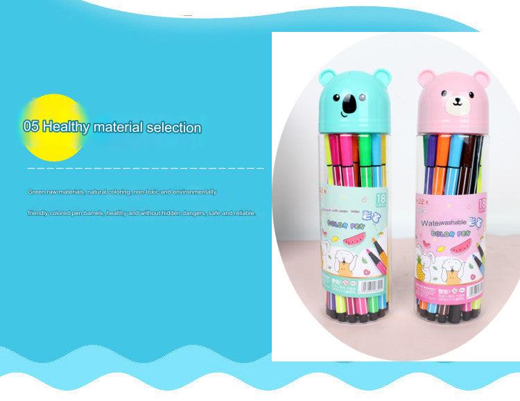 Vibrant Washable Watercolor Markers Set for Kids – 12/24/36 Colors for Art and Craft Enthusiasts