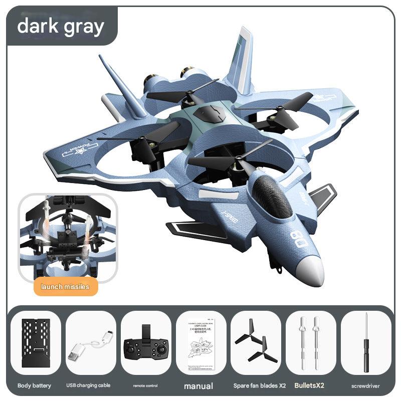 JJRC gravity-sensing aircraft in flight setup