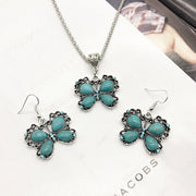 E4+X4 Butterfly (Earring Necklace Set)