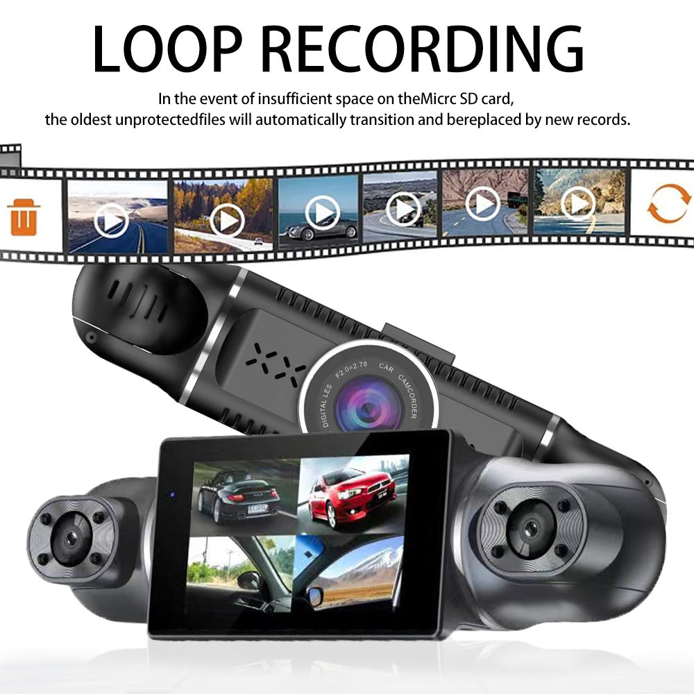 Yuecai dash cam with memory card