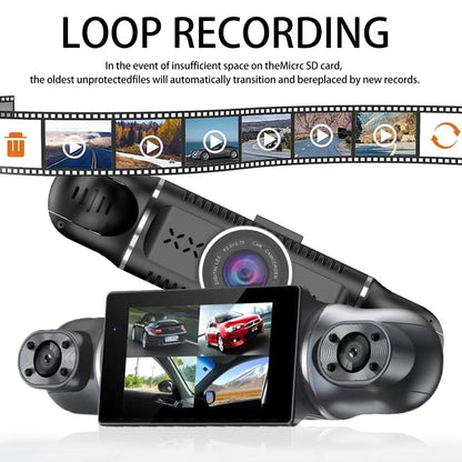 Yuecai dash cam with memory card