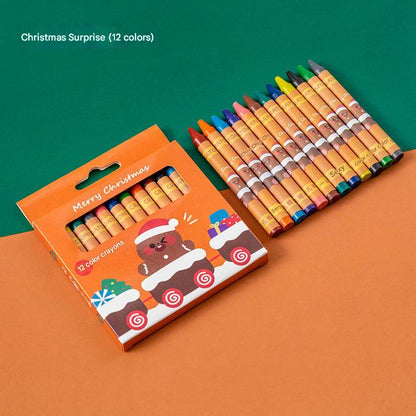 8 colors crayon pack for kids drawing