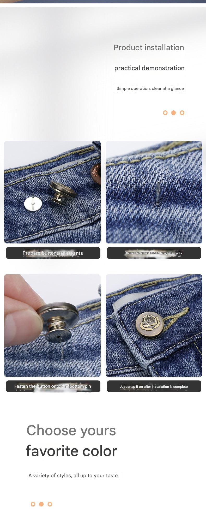 Versatile Denim Jeans - Image 5