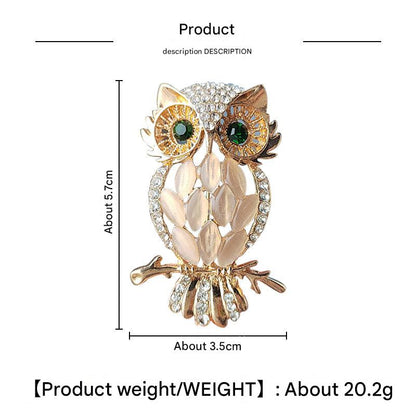 Chic Owl Brooch animal design jewelry