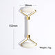 White Jade Double Large Spike Head Jade Roller