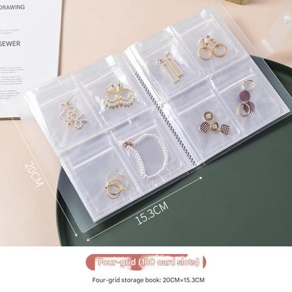 Clear jewelry storage pouches