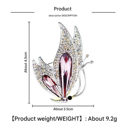 High-quality alloy butterfly brooch with stunning design