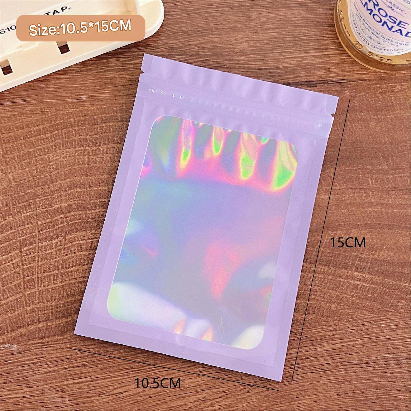 colorful self-sealing bag