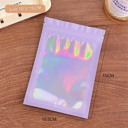 colorful self-sealing bag