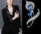 214 Noble Floral Dark Blue
