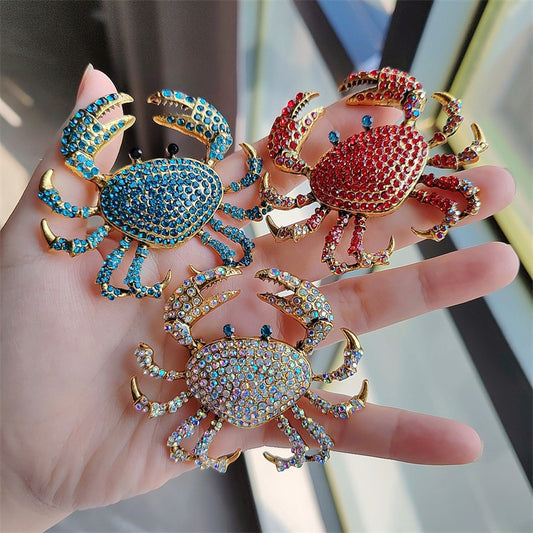 Unique crab brooch gift idea