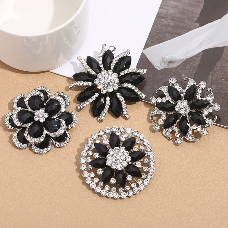 Premium Alloy Flower Brooch Pin Image 7