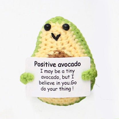 handcrafted knitted stuffed toy character