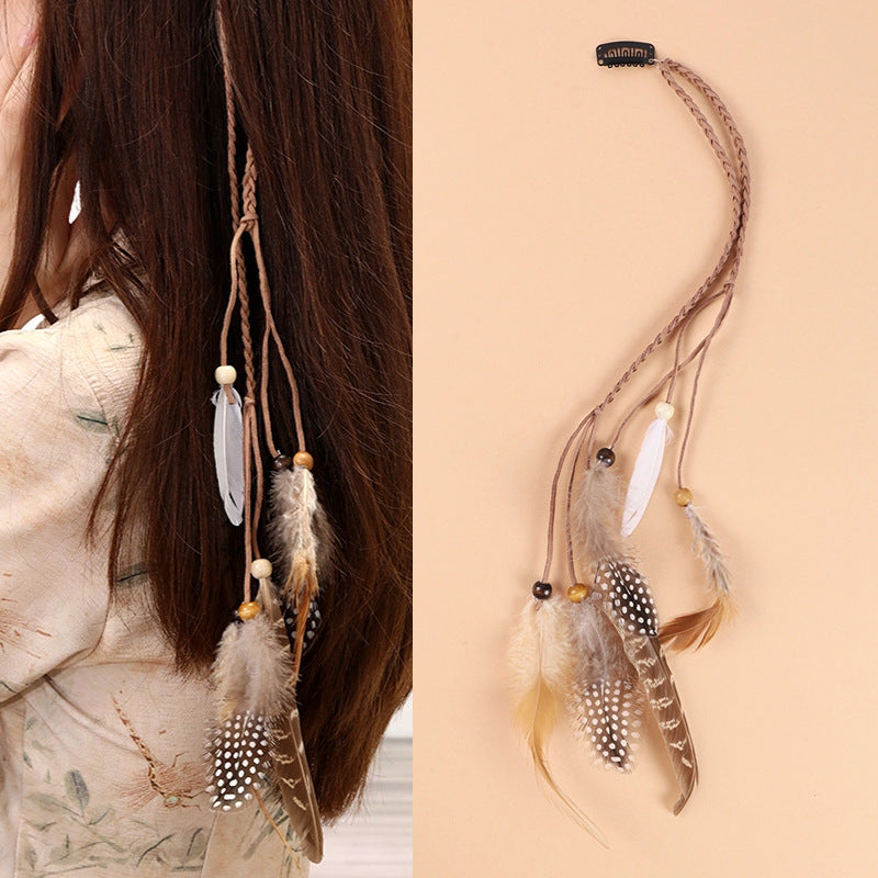 Unique feather fashion statement - image 7