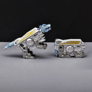 Mechanical War God Wolf Silver-Blue Transforming Fidget Spinner (Pack of 2)