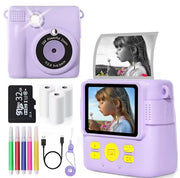 Purple with 32GB Memory + 6 Color Pens (Pack of 10)