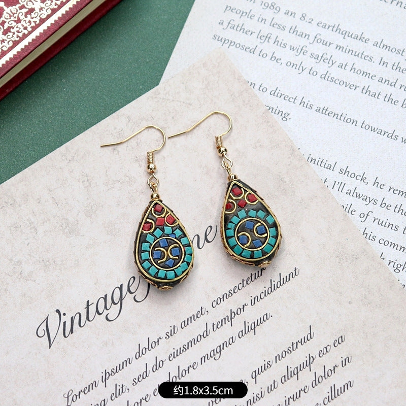 Unique cultural earrings display 5