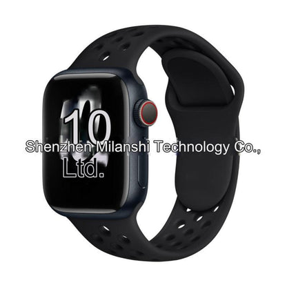 Dual Color Silicone Sport Band for Apple Watch Series 6, 7, 8, SE and Ultra - Comfortable & Durable