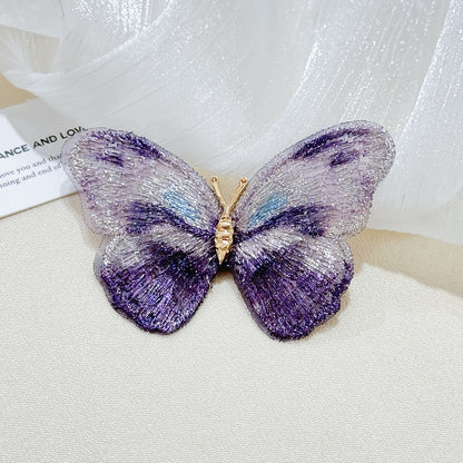 Detailed close-up of vintage brooch