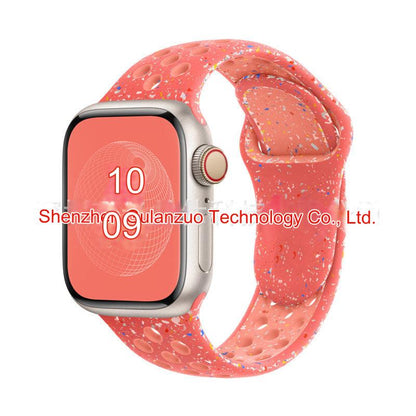 Dual Color Silicone Sport Band for Apple Watch Series 6, 7, 8, SE and Ultra - Comfortable & Durable