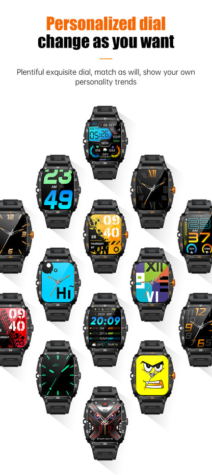 Fitness tracker watch display features