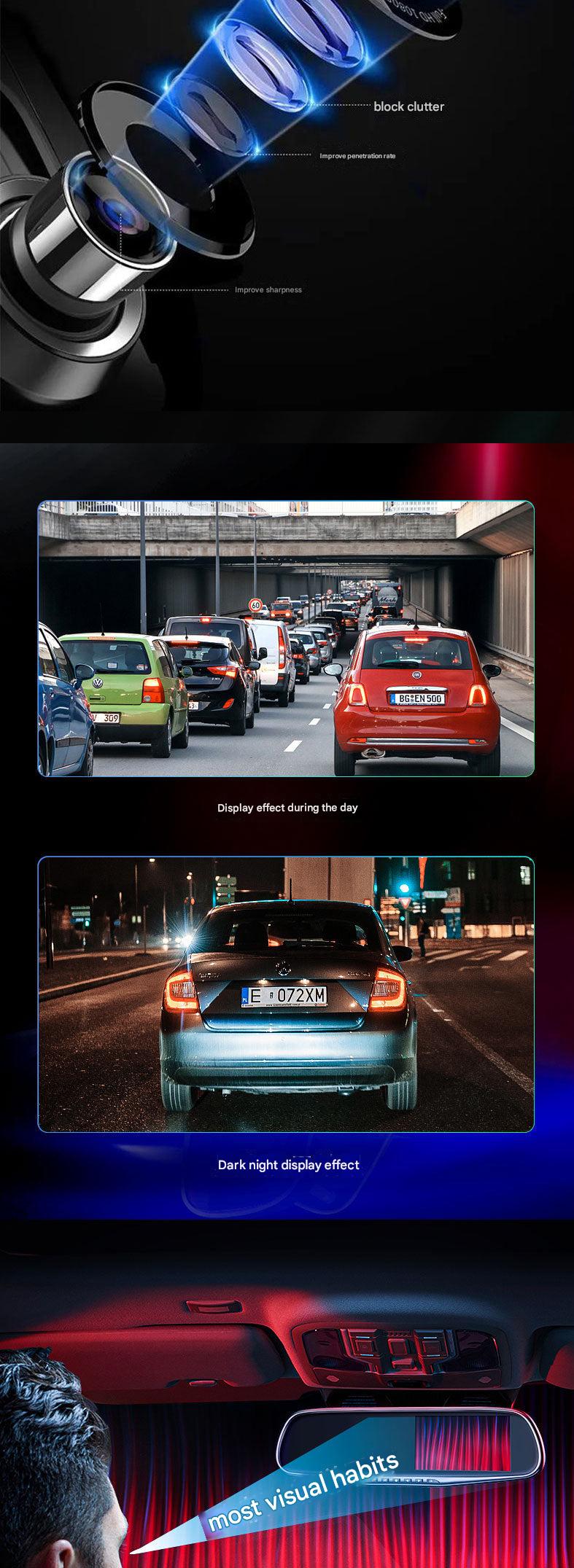 HD Video Recording in Car Settings