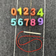 Numbers 0-9 Beads (Pack of 1)