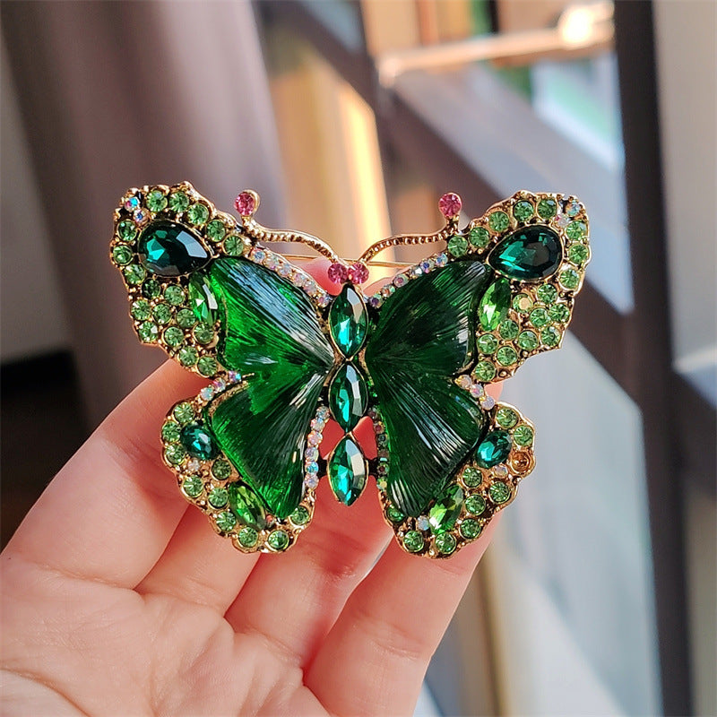 Trendy women's brooch featuring butterfly design